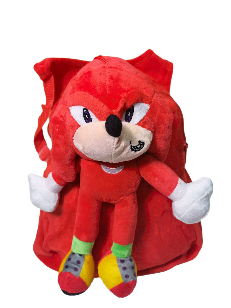 Ghiozdan de Grădiniță Sonic cu Plus atasat Knuckles, 28x28x8 cm